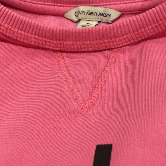 calvin klein pink crewneck - Picture 4 of 6